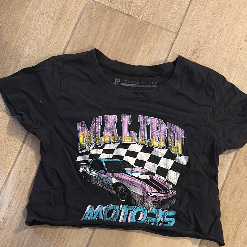 Prince Peter Collection Kids Black Malibu Motors Graphic Tee